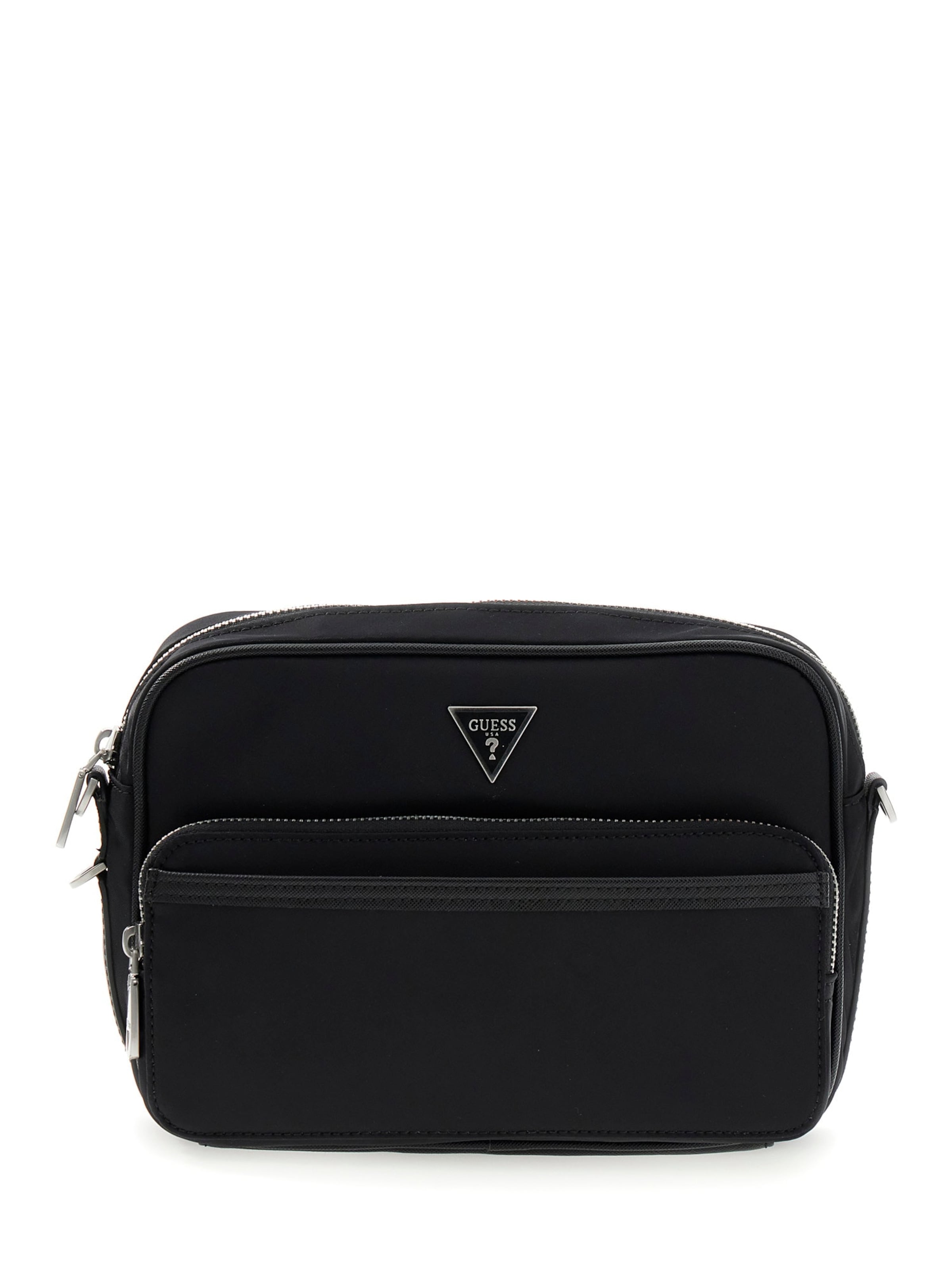 GUESS Crossbody Bag 'MILANO' in Black: front