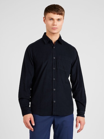 s.Oliver Regular fit Button Up Shirt in Blue: front