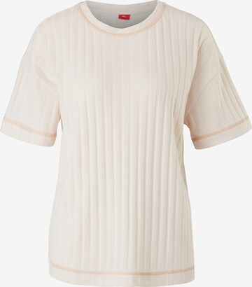 Chemise de nuit s.Oliver en beige : devant