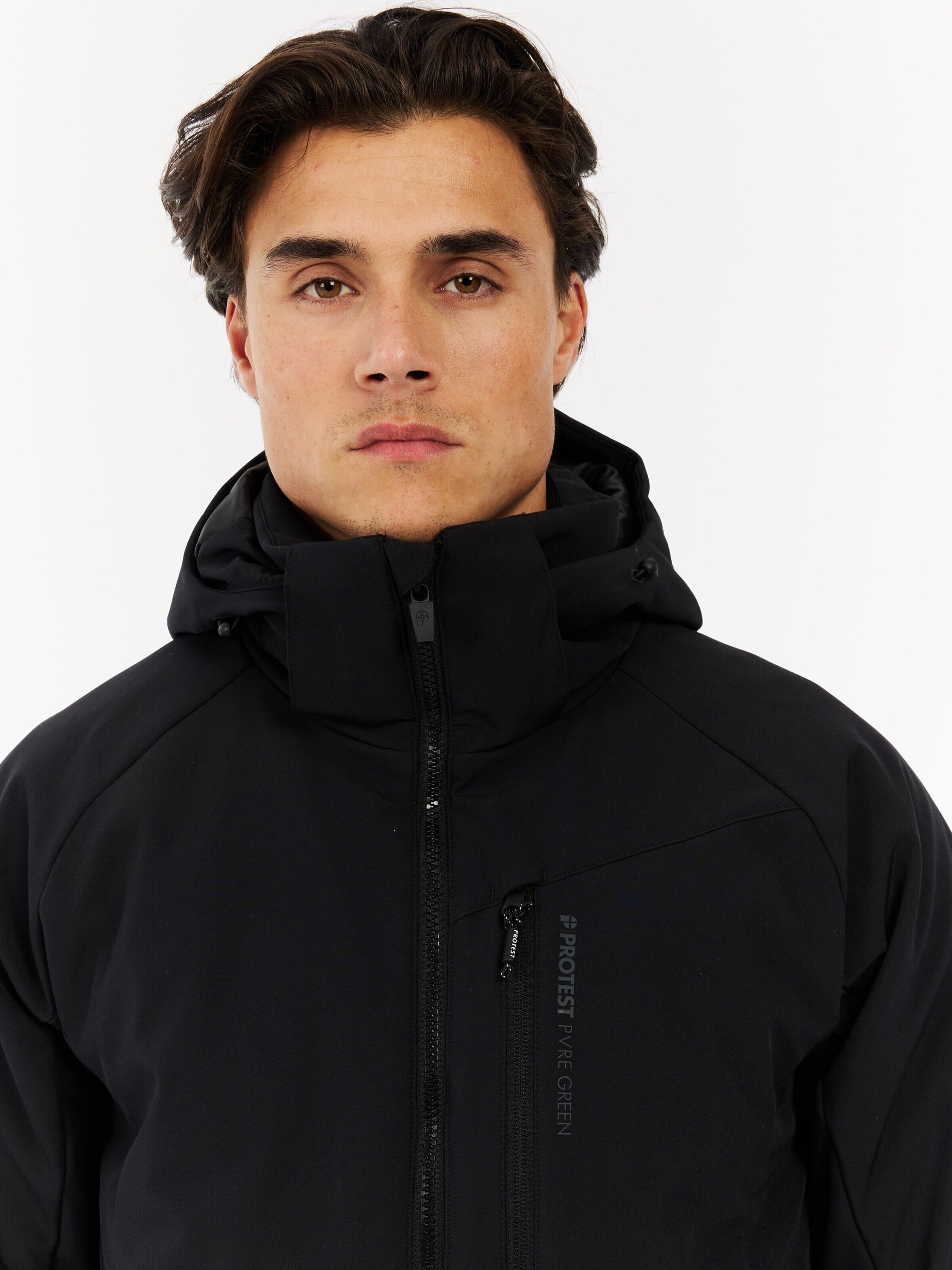 PROTEST Athletic Jacket 'PRTAkas' in Black