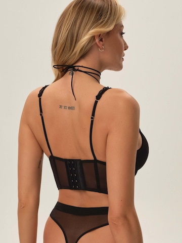 Push-up Reggiseno 'Omari' di ESOTIQ in nero