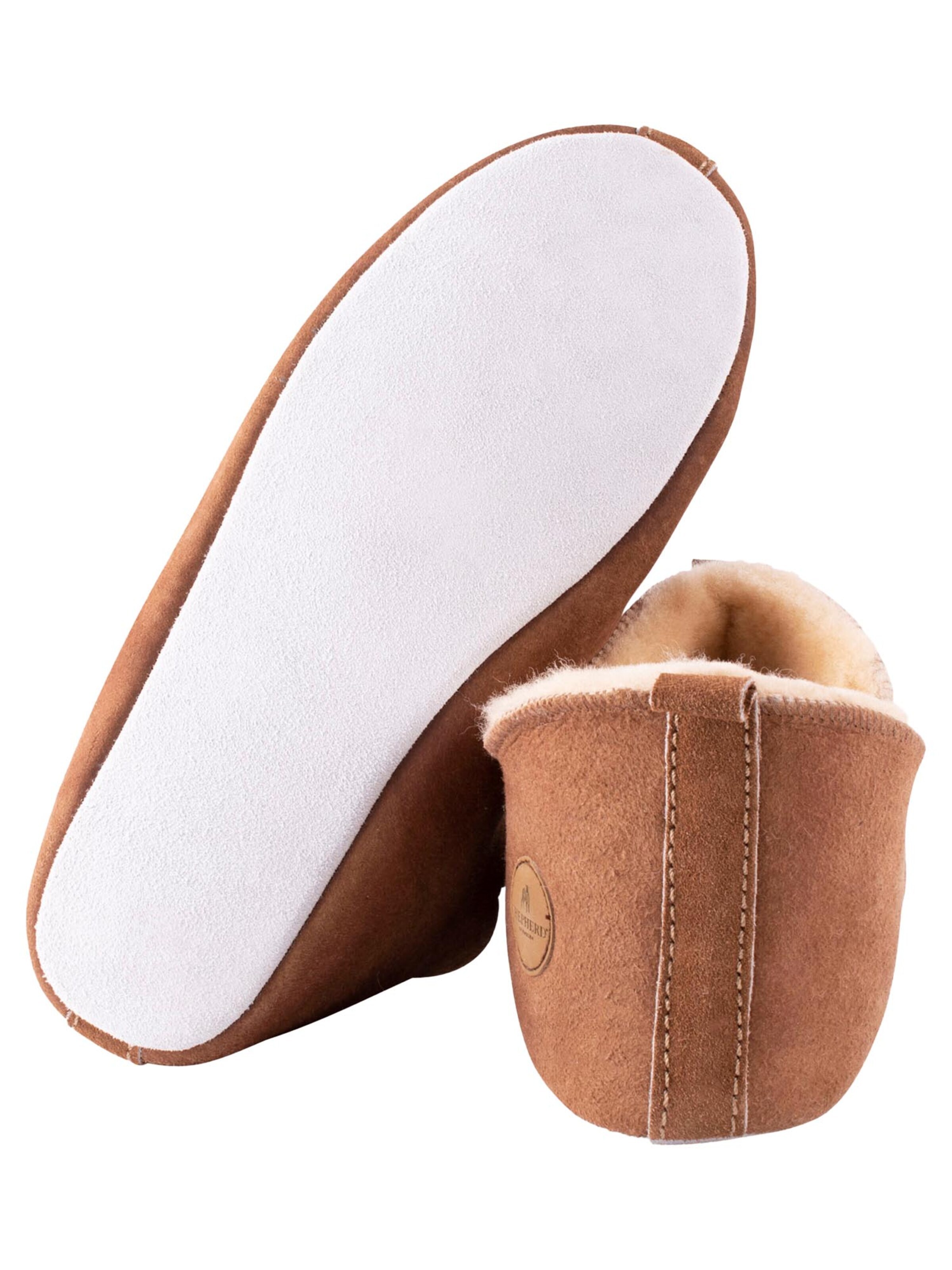 SHEPHERD Slippers 'Lina' in Brown