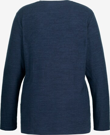 Ulla Popken Sweatshirt in Blau