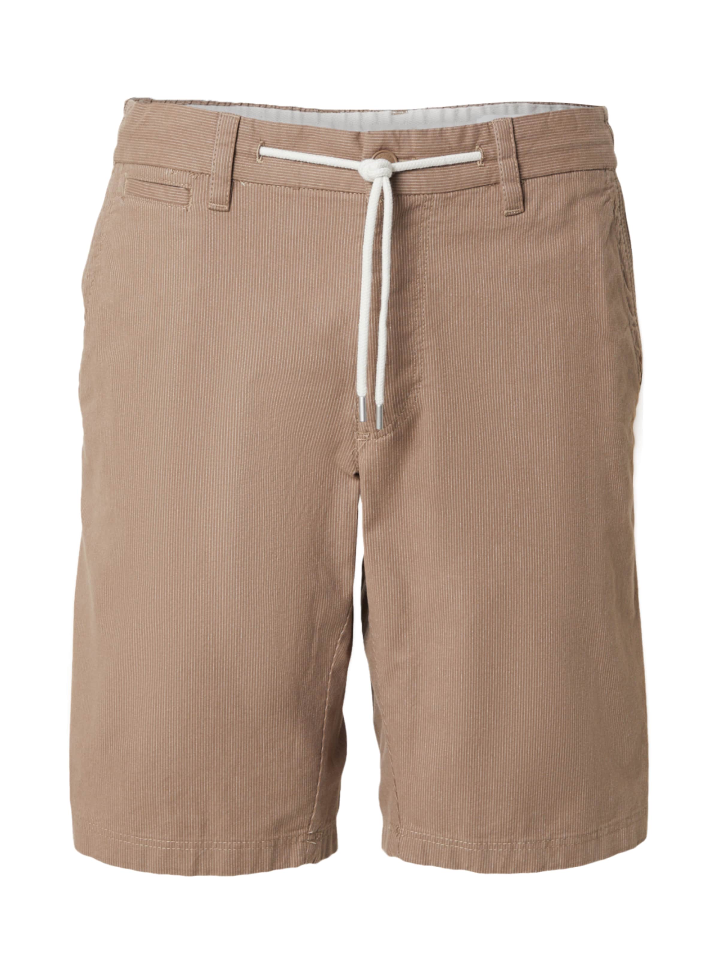 Regular Pantalon chino 'Phoenix' s.Oliver en marron : devant