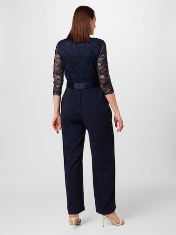 Tuta jumpsuit di SWING Curve in blu