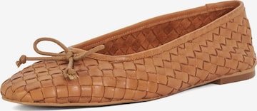 Ballerines Dune LONDON en marron : devant