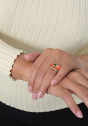Bague ELLI en orange