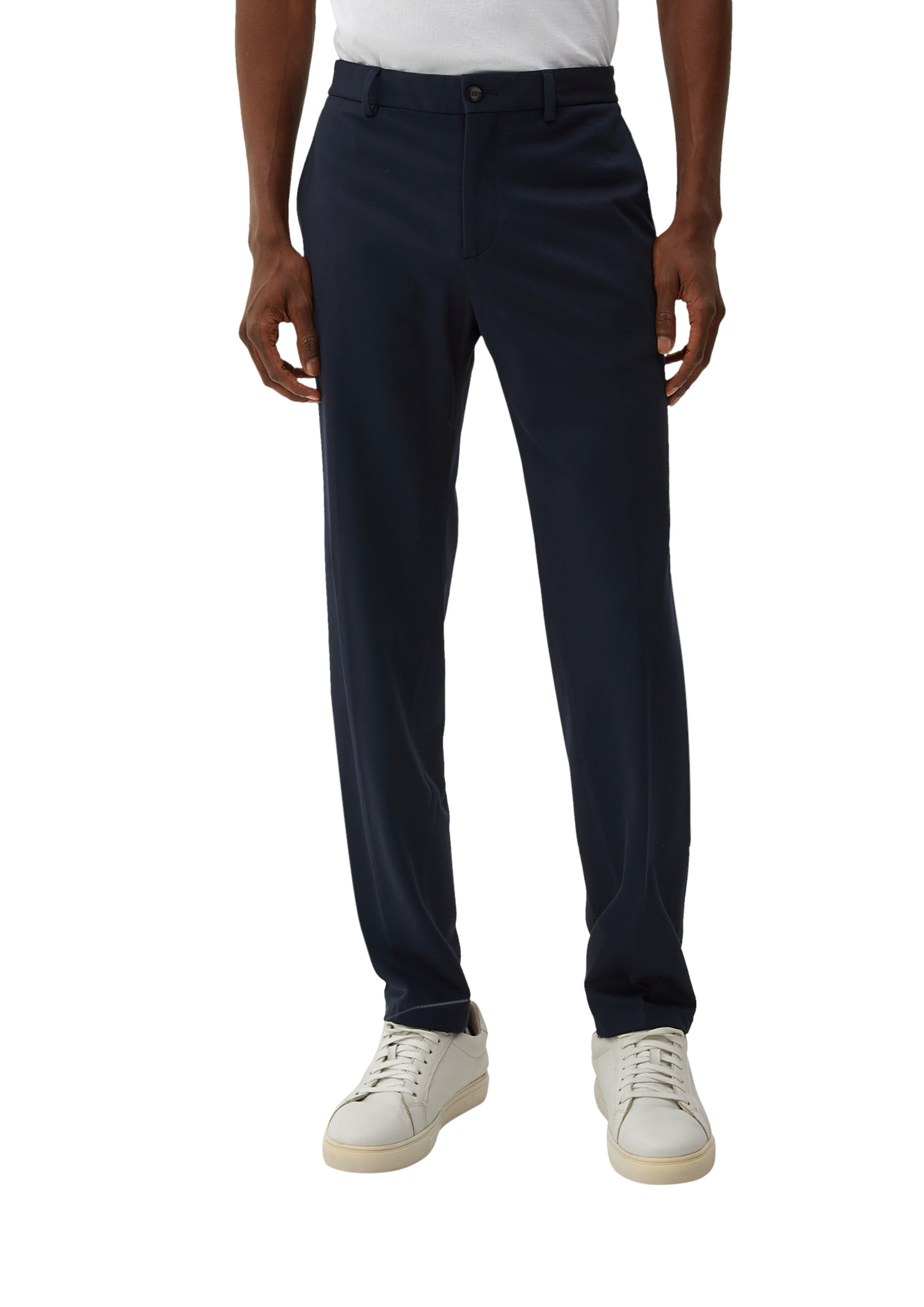 Coupe slim Pantalon chino s.Oliver BLACK LABEL en bleu