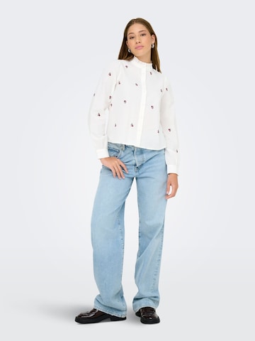 ONLY Bluse 'ONLCamille' i hvid