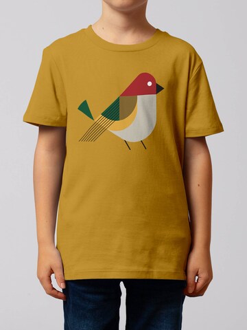 watabout.kids Shirt 'Vogel' in Yellow