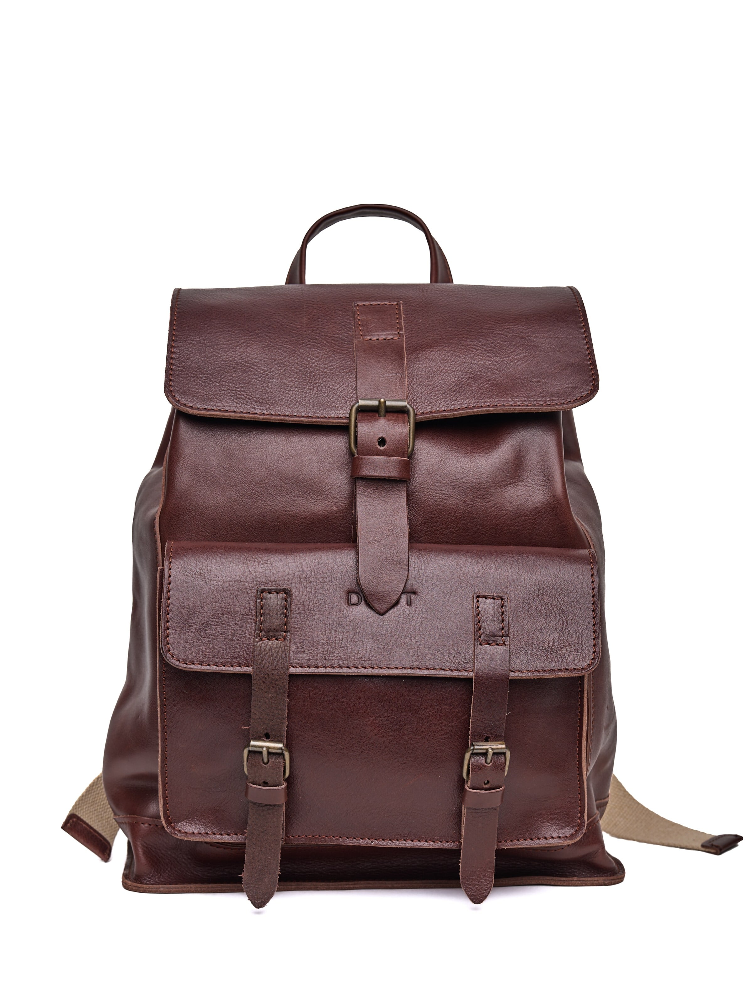 Sac à dos THE DUST COMPANY en marron : devant