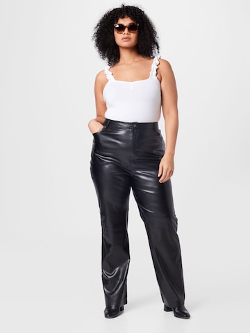 In The Style Curve Regular Trousers 'JAC JOSSA' in Black