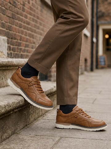 ALLTHEMEN Schnürschuh 'Tritt'‌‌‌‌ in Braun
