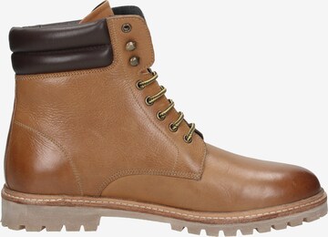 SANSIBAR Lace-Up Boots in Brown