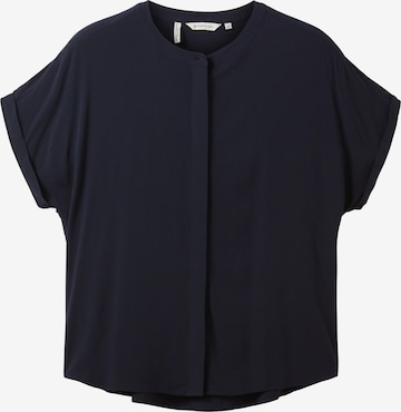 TOM TAILOR Blouse in Blauw: voorkant