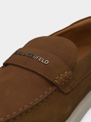 Karl Lagerfeld Mokkasiinit värissä ruskea