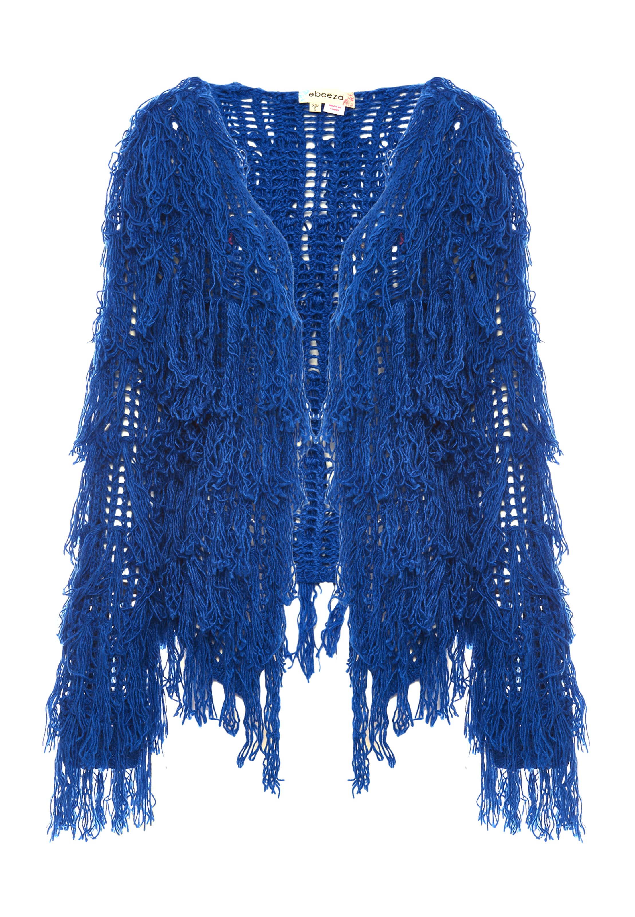 mėlyna ebeeza Kardiganas: priekis