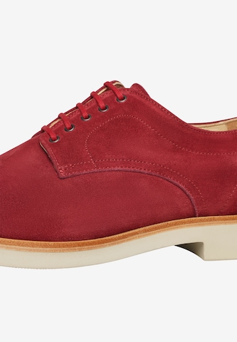 Henry Stevens Lace-Up Shoes ' Ben PD ' in Red