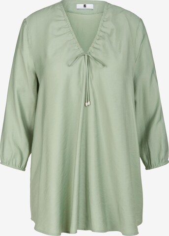 Anna Aura Blouse in Groen: voorkant