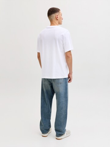 JACK & JONES Koszulka 'JJPERRY' w kolorze biały