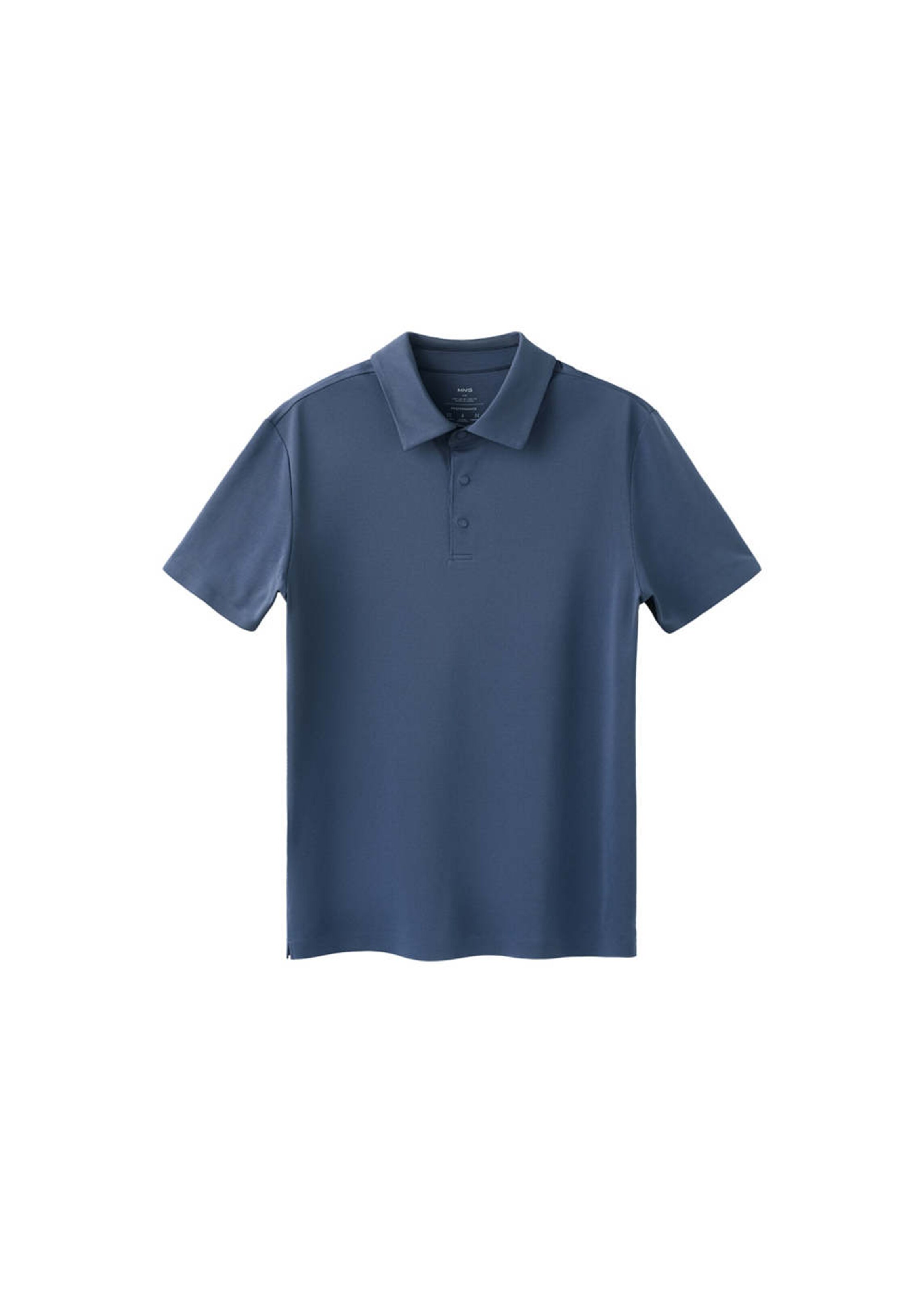 MANGO MAN Poloshirt 'Palamos' in Blau: Vorderseite