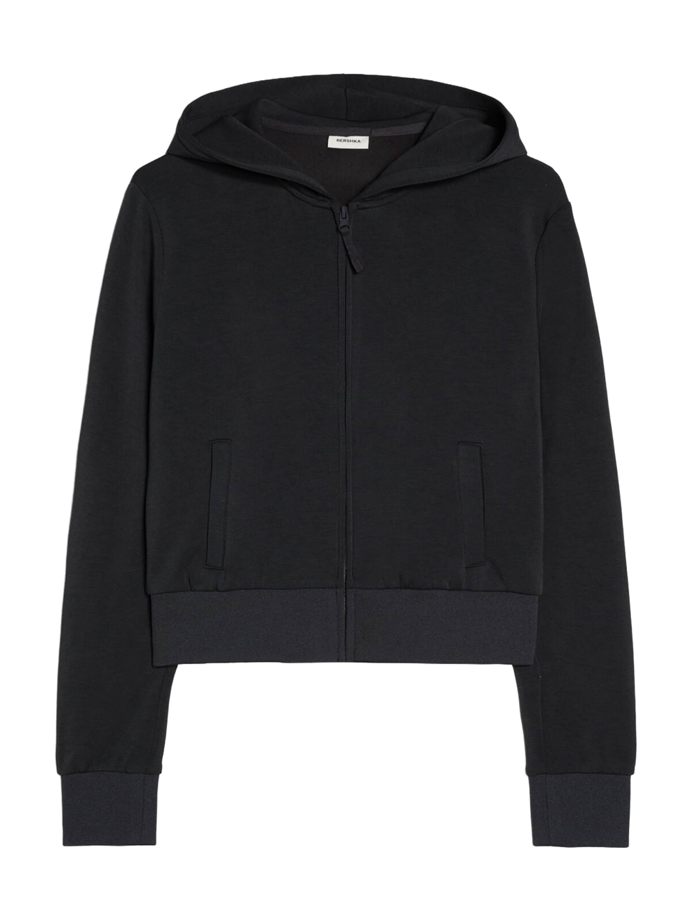 Bershka Sweatjacke in Grau: Vorderseite