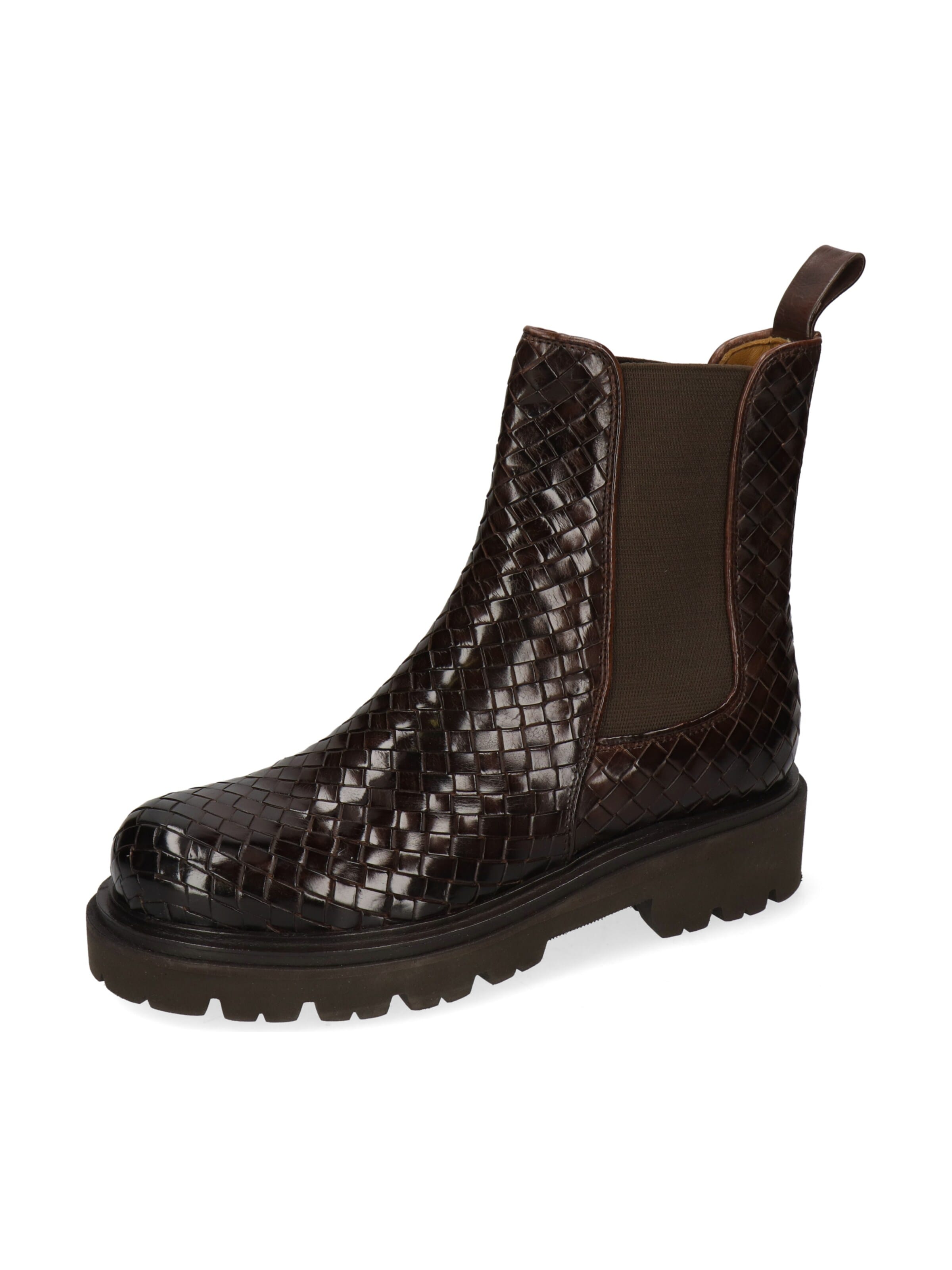 MELVIN & HAMILTON Chelsea Boots 'Dahlia 1' in Brown: front