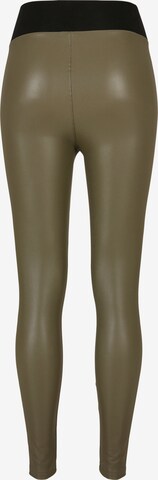 Urban Classics - Skinny Leggings em verde