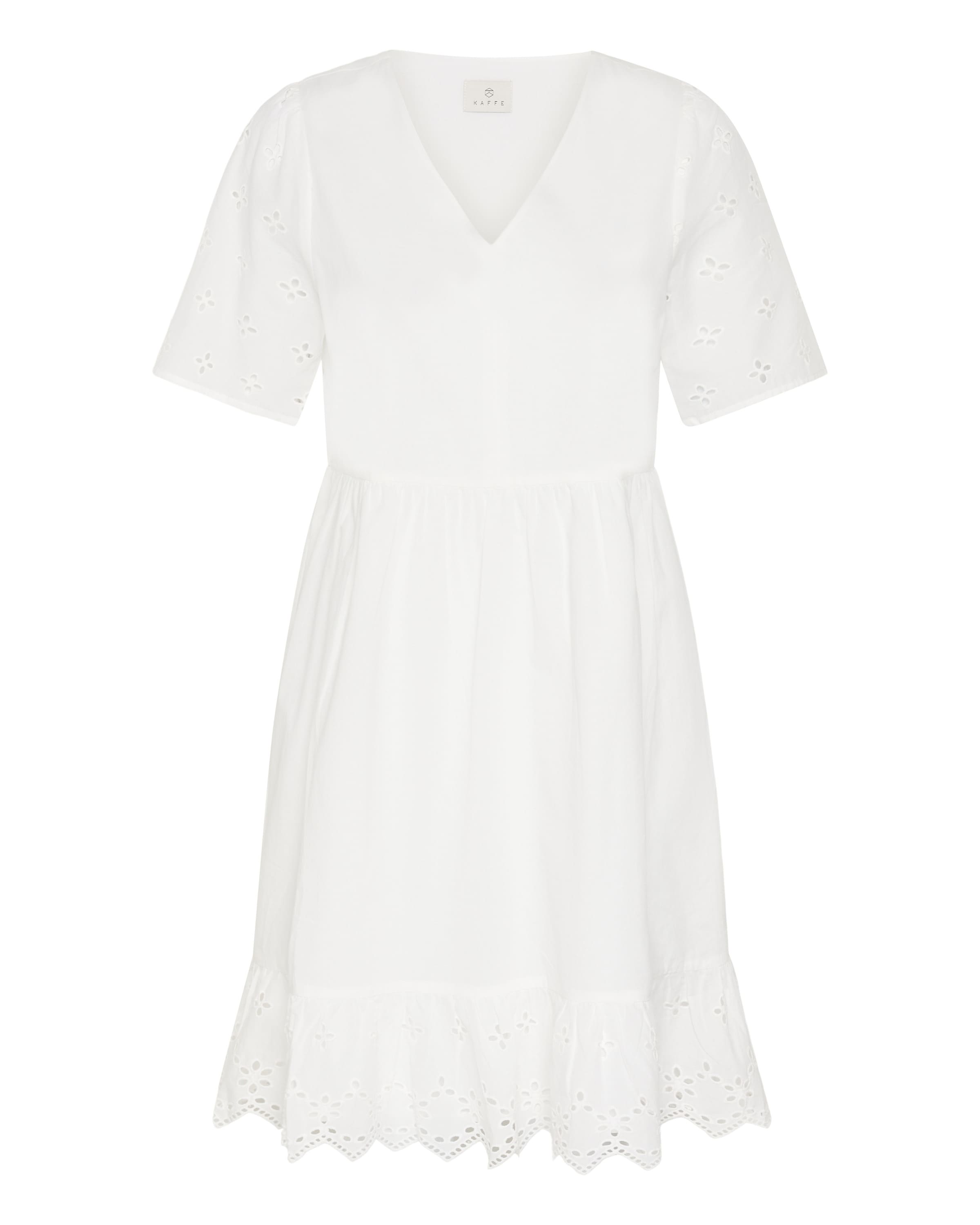 Kaffe Dress 'Molly' in White: front