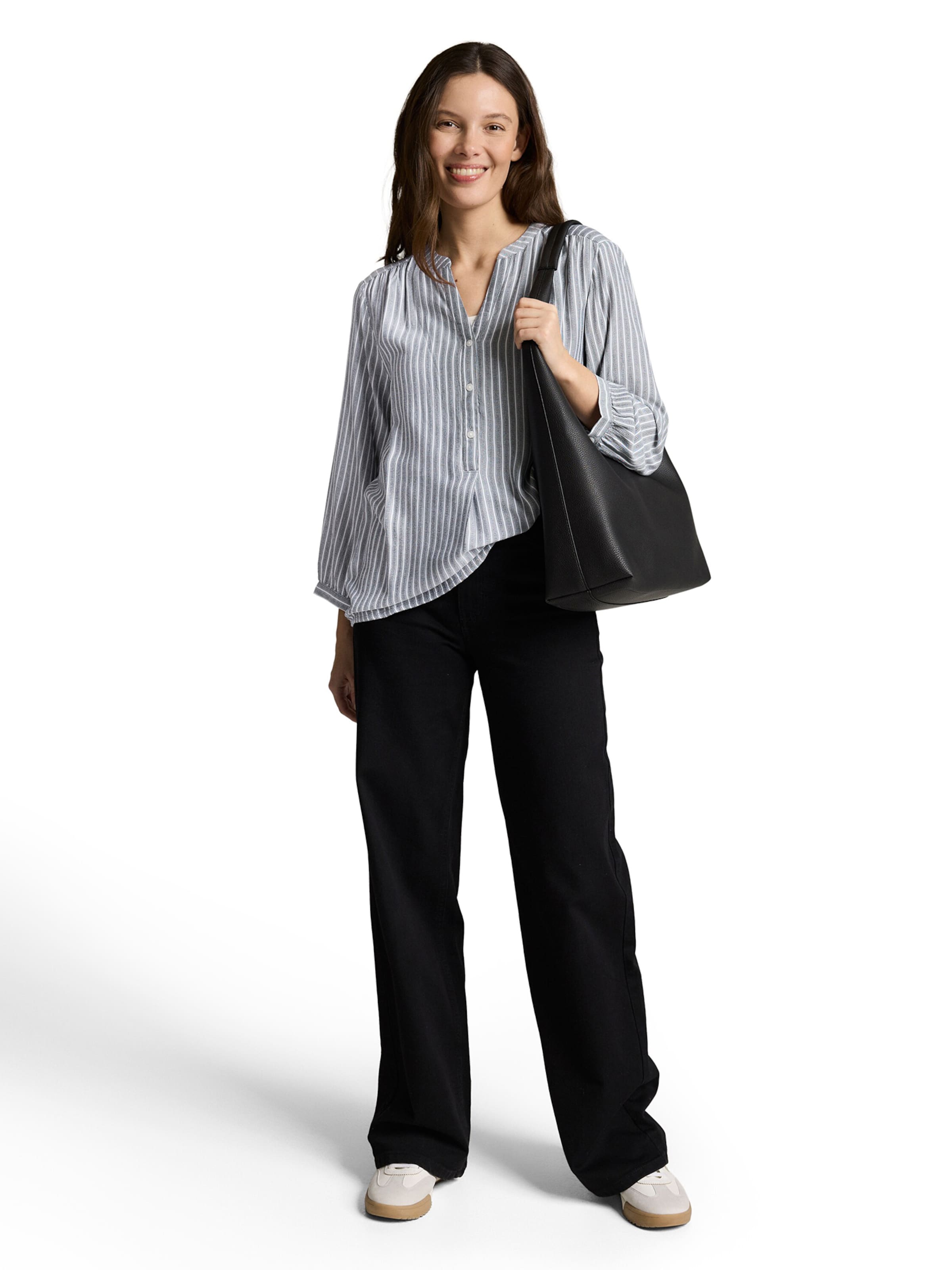 TOM TAILOR Blouse in Grey