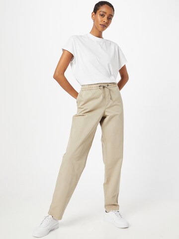 ESPRIT Loosefit Broek in Beige