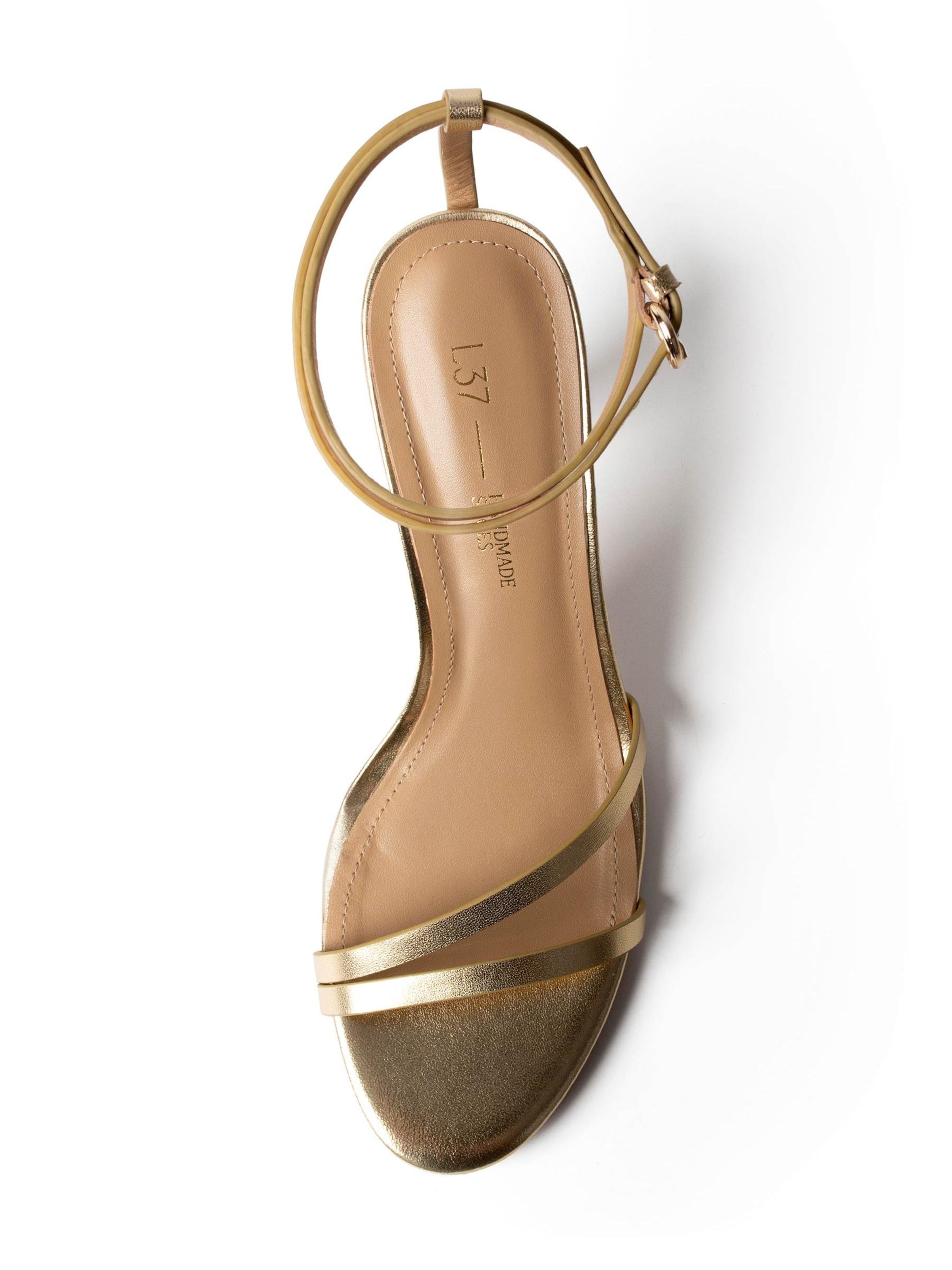 Escarpins 'ECHO OF DESIRE' L37 HANDMADE SHOES en or