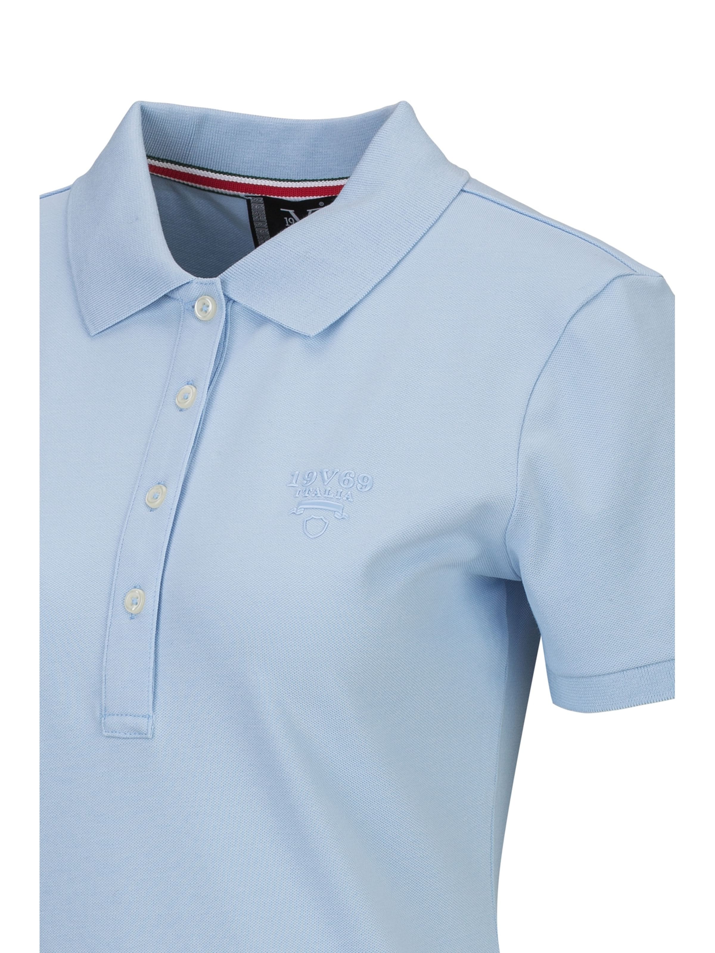 19V69 ITALIA Shirt 'Bibi' in Blauw