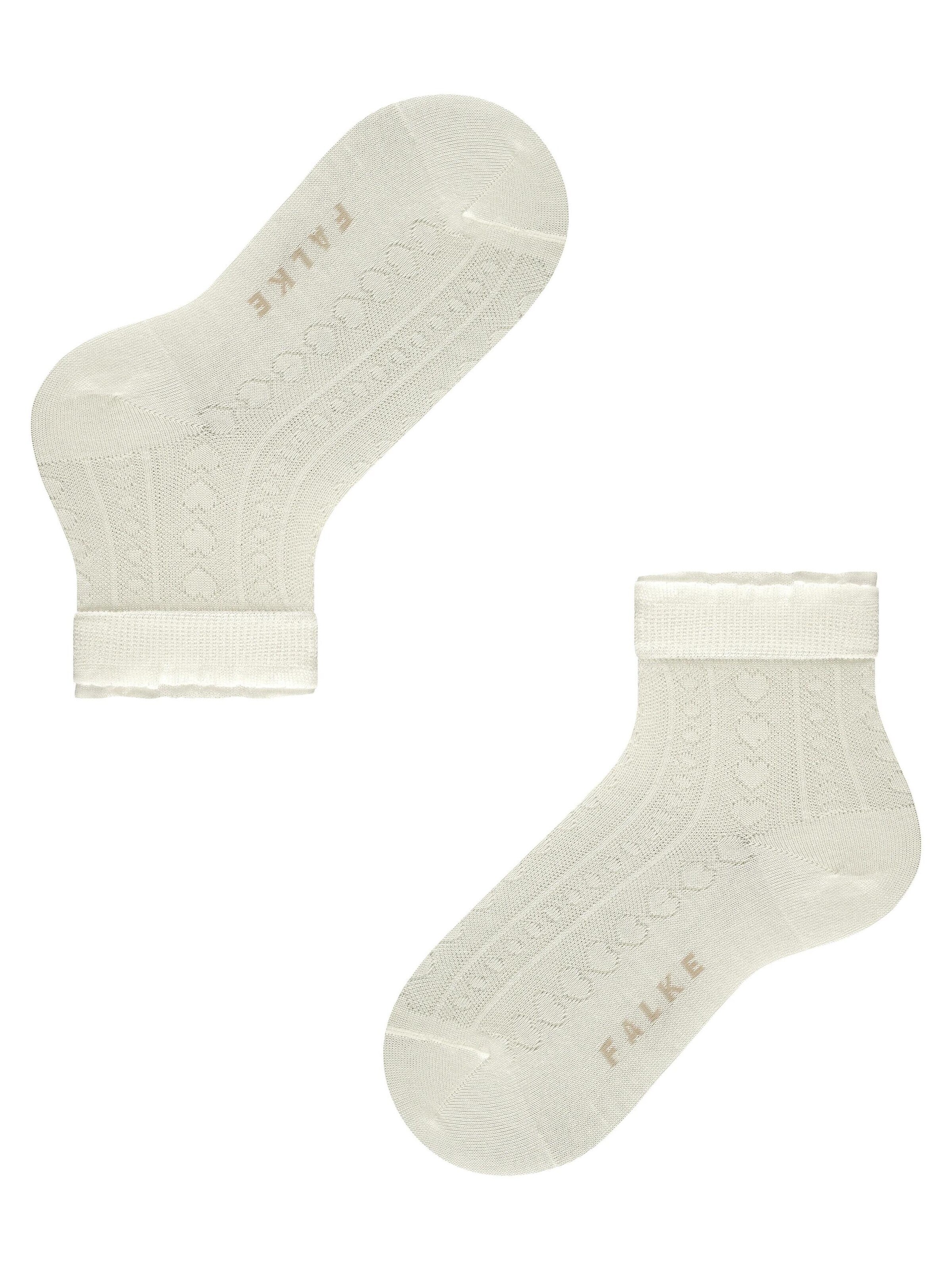 FALKE Socks 'Romantic Net' in White