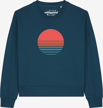 Watapparel Sweatshirt ' Abstract 03 ' in Grün: Vorderseite