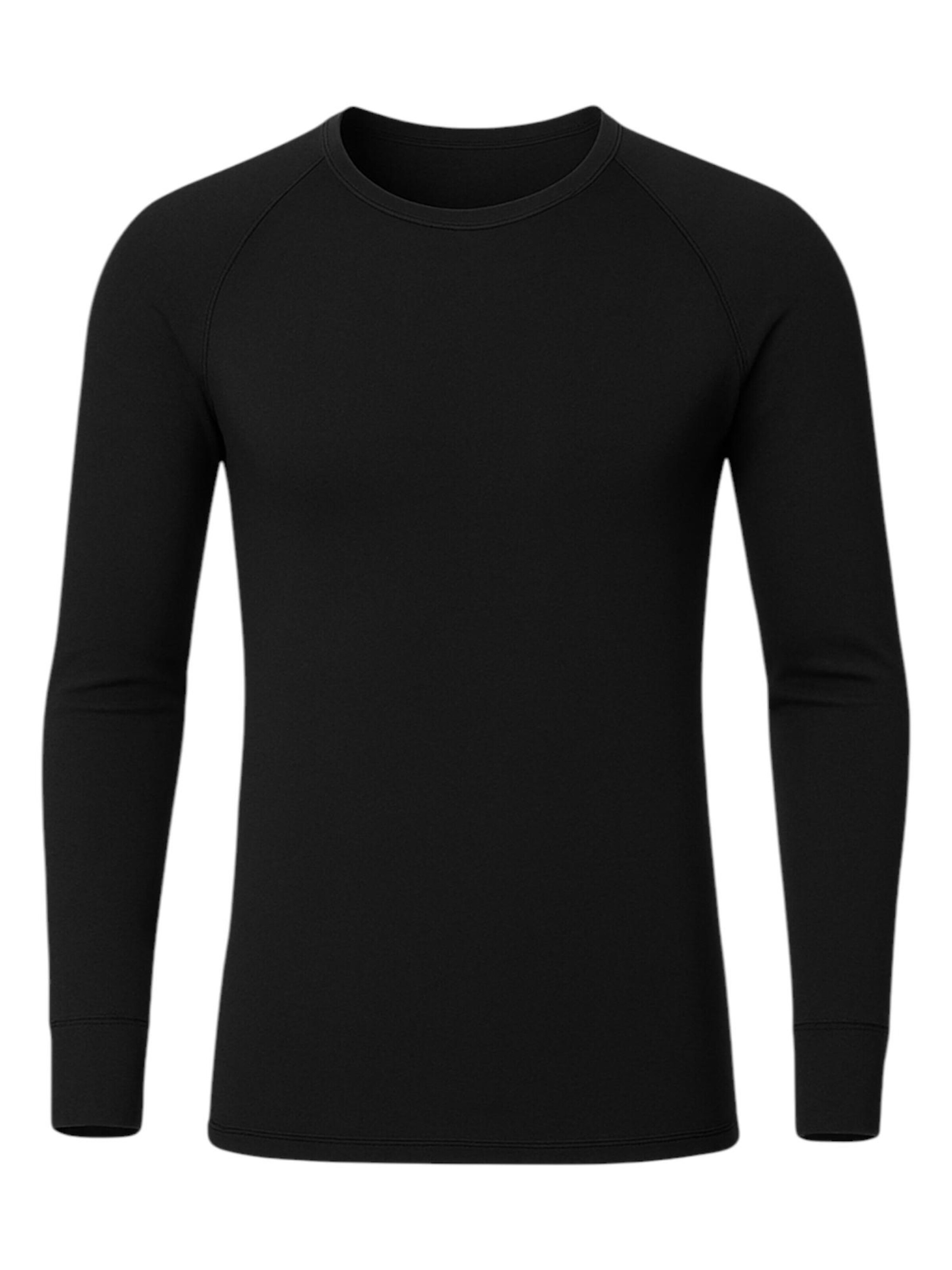 fashionshowcase - Camiseta térmica 'CoreTherm Active' en negro: frente