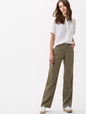 BRAX Loose fit Pants 'Farina' in Green