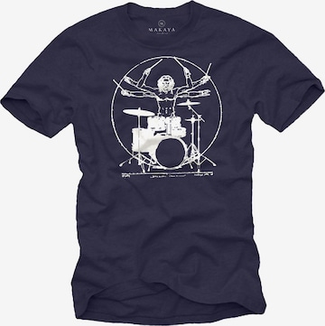 MAKAYA Shirt in Blue: front