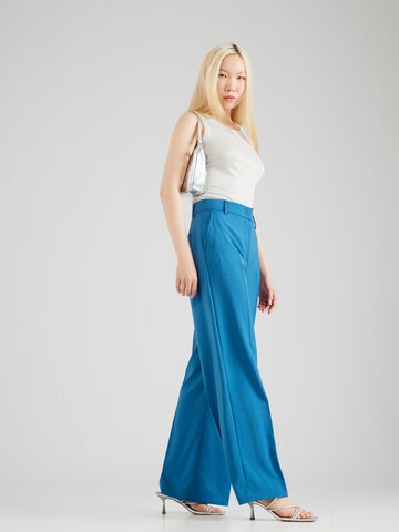 Wide leg Pantaloni con piega frontale 'VISIVO' di Weekend Max Mara in blu