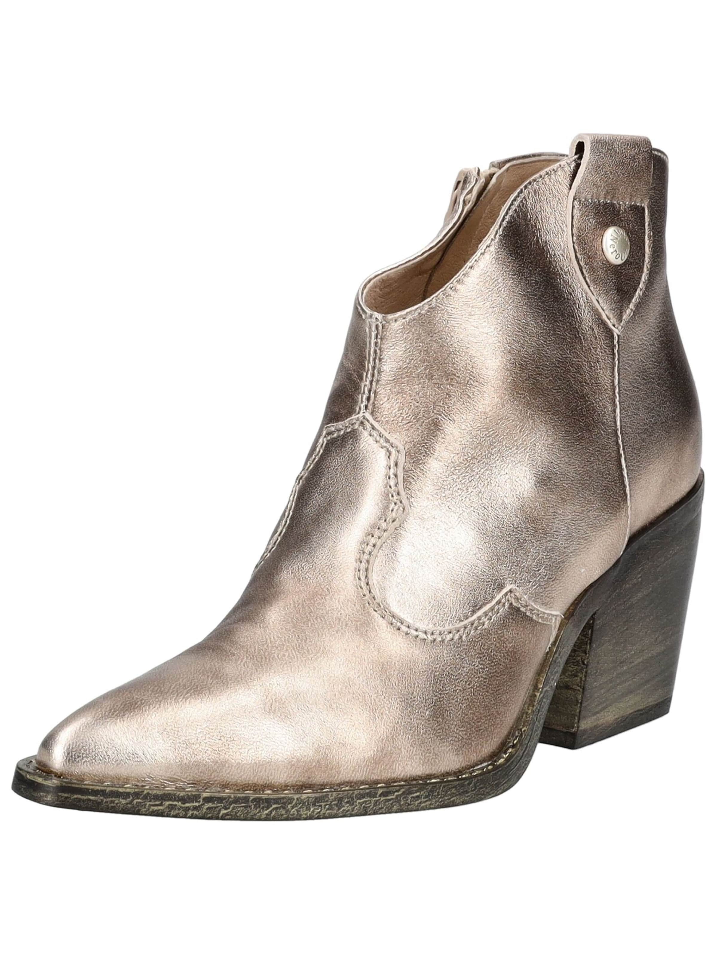 Nero Giardini Ankle Boots in Gold: Vorderseite