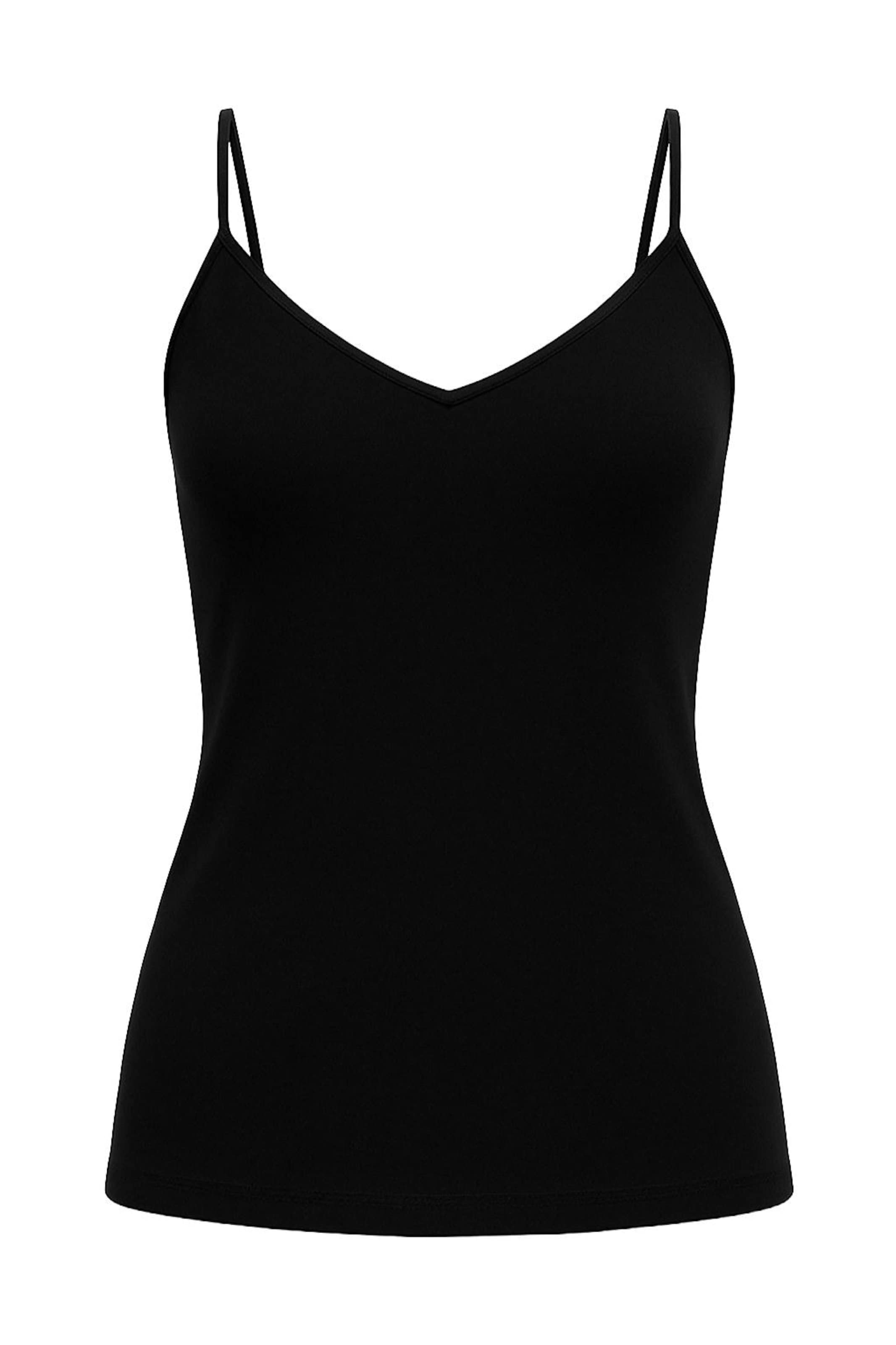 Blackspade Untertop in Schwarz: Vorderseite