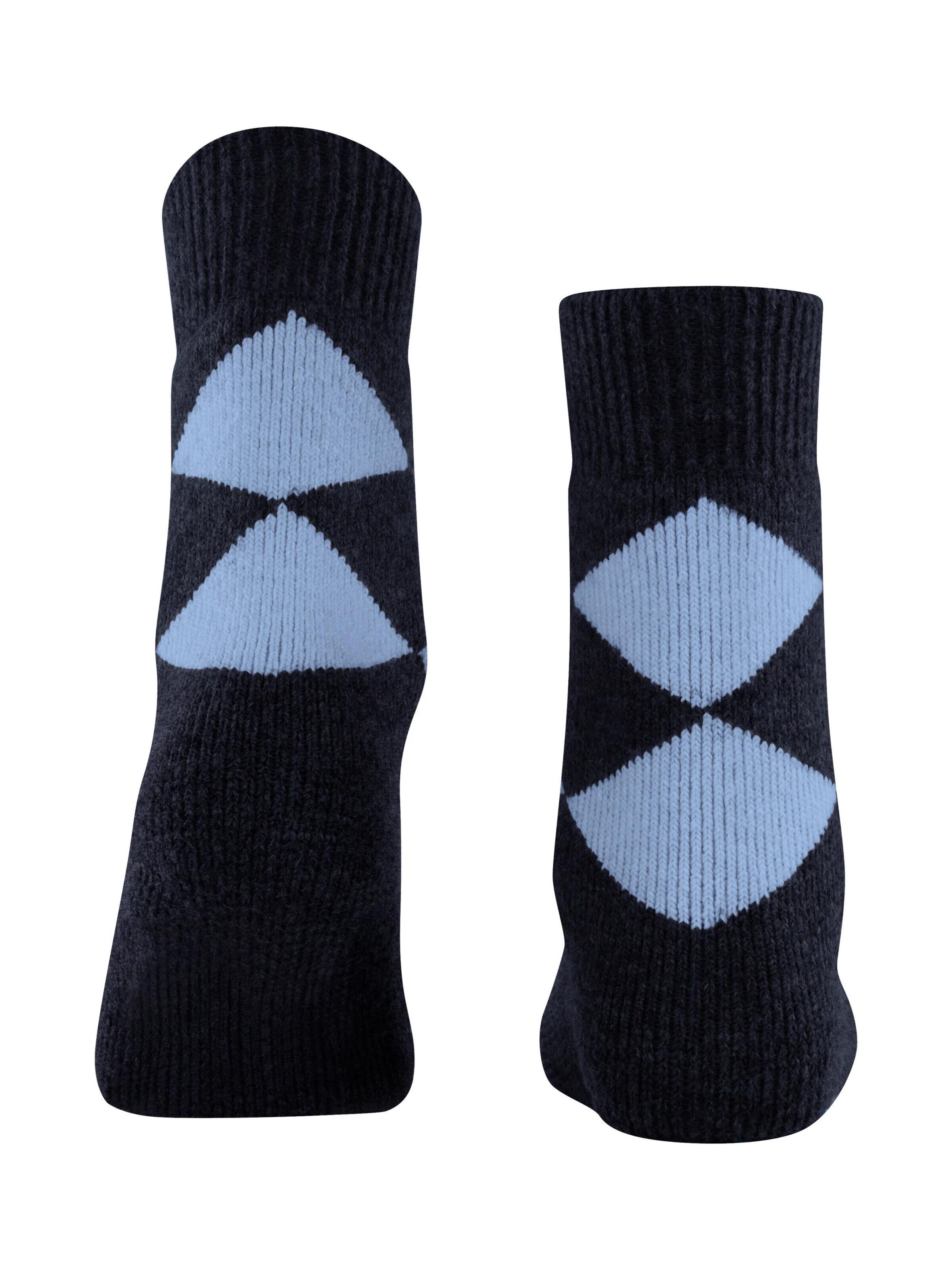 BURLINGTON Socken 'Cosy Argyle'‌‌‌ in Blau