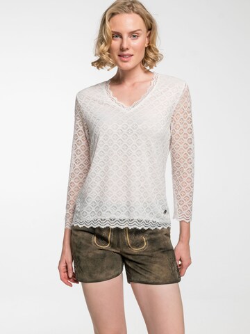 SPIETH & WENSKY Traditional blouse 'Eva' in White: front