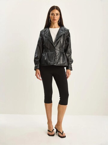 Bianco Lucci Between-Season Jacket in Black