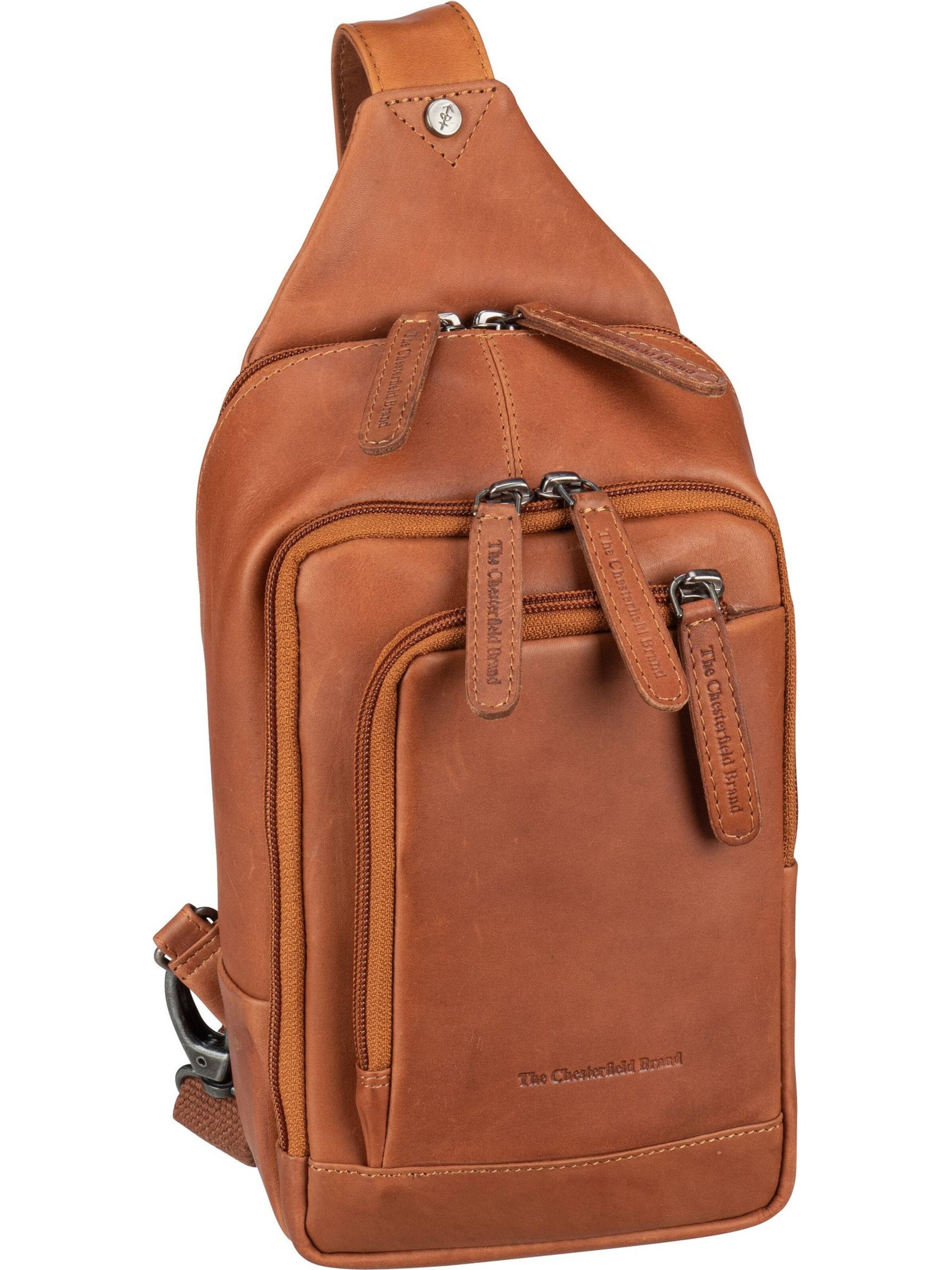 The Chesterfield Brand Backpack 'Riga' in Brown: front