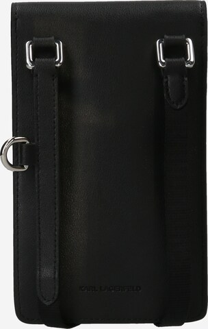 Karl Lagerfeld Smartphone Case in Black: front