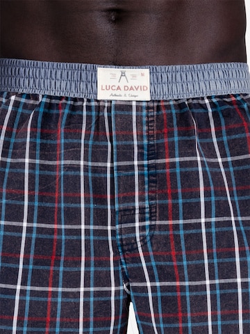Luca David Boxershorts ' Olden Glory ' in Blauw