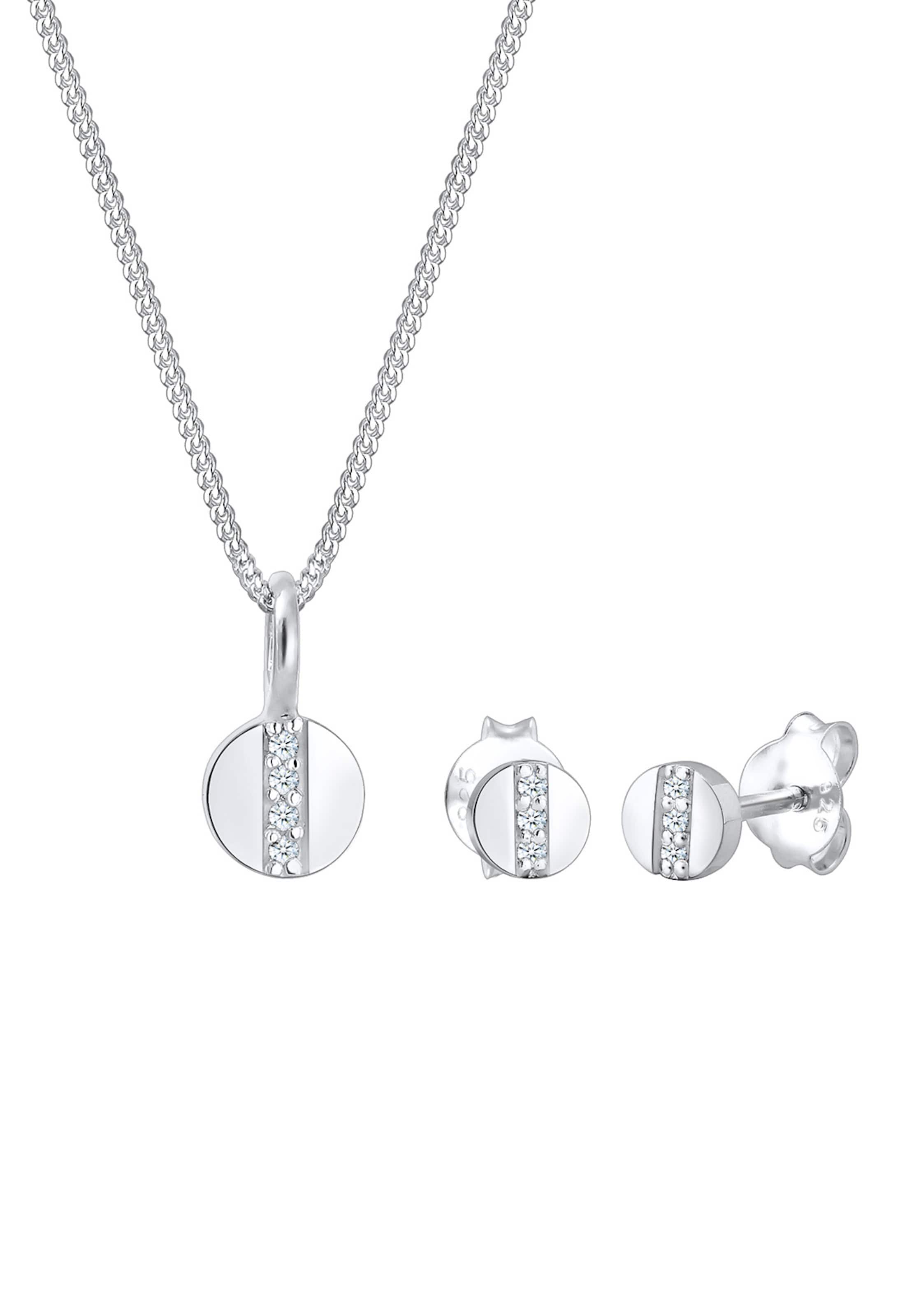 Elli DIAMONDS Sieraden set in Zilver
