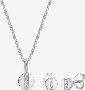 Elli DIAMONDS Jewelry Set in Silver