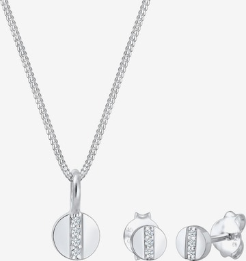 Elli DIAMONDS Jewelry Set in Silver